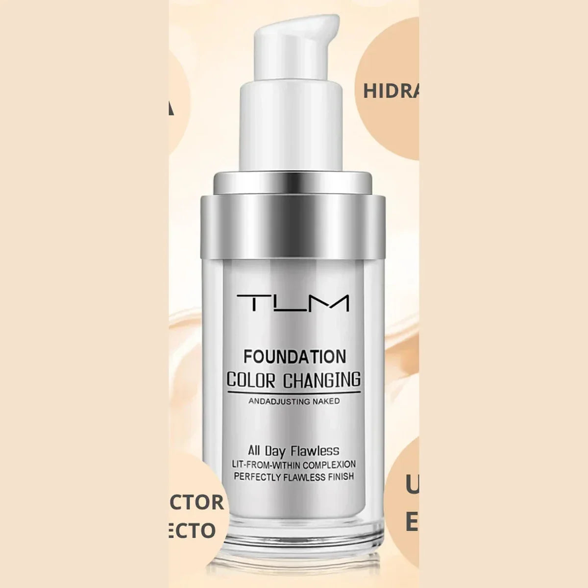 Base de maquillaje que se adapta a tu tono