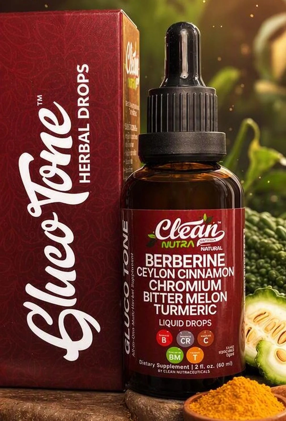 Glucora gotas herbales 60 ml