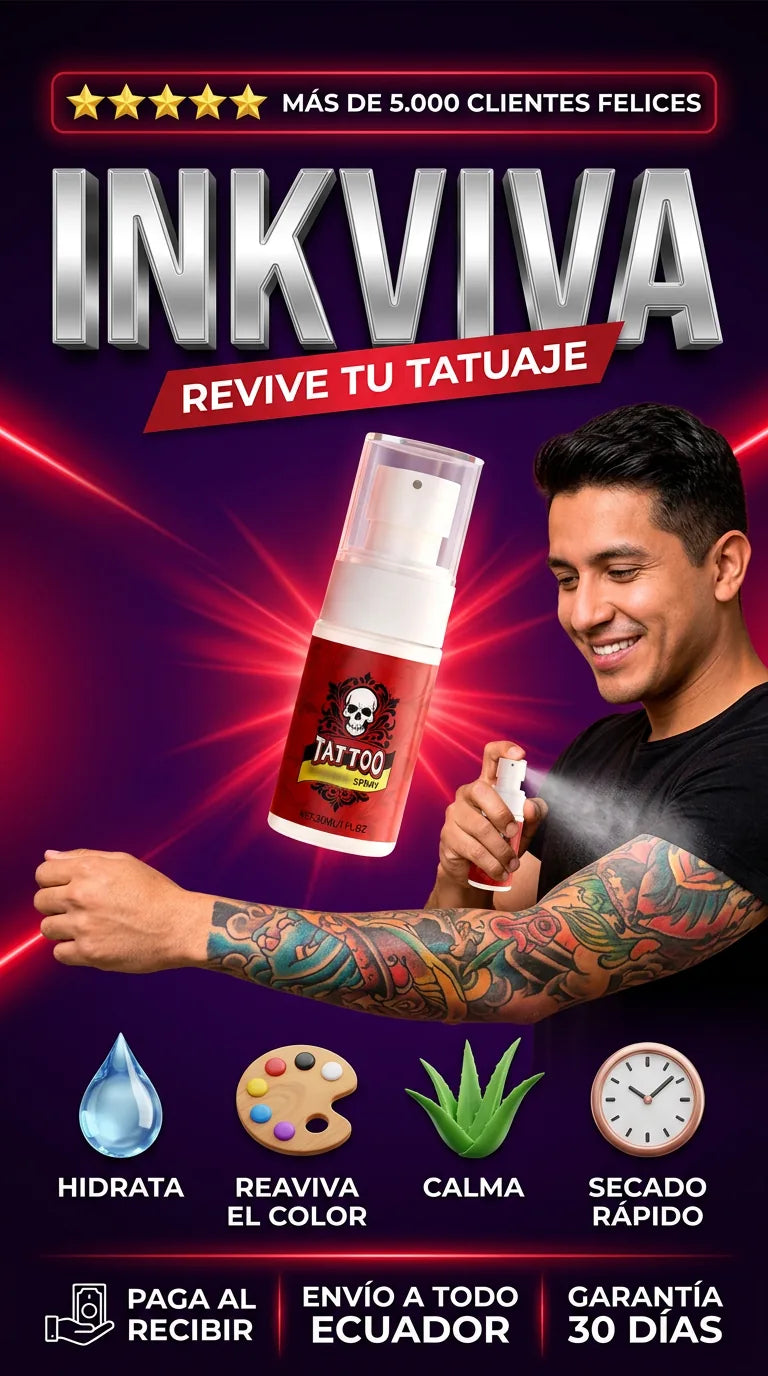 INKVIVA spray para tatuajes