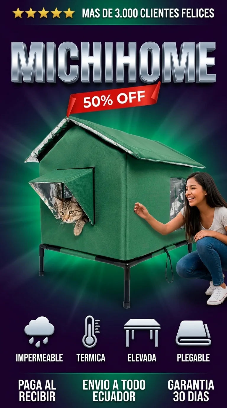 Casita para gatos MICHIHOME
