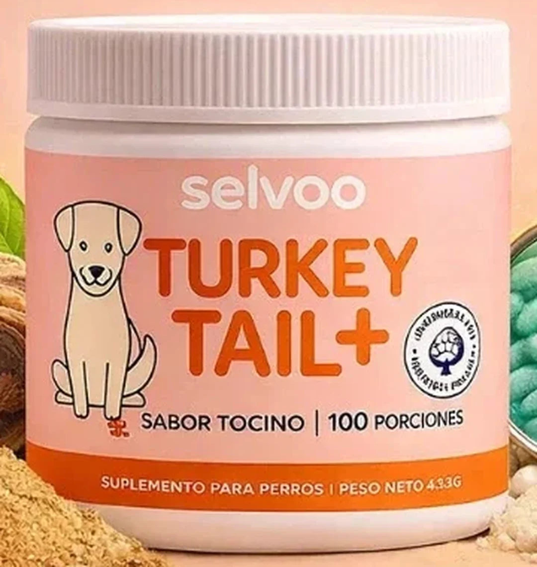 Turkey Tail+ suplemento para perros